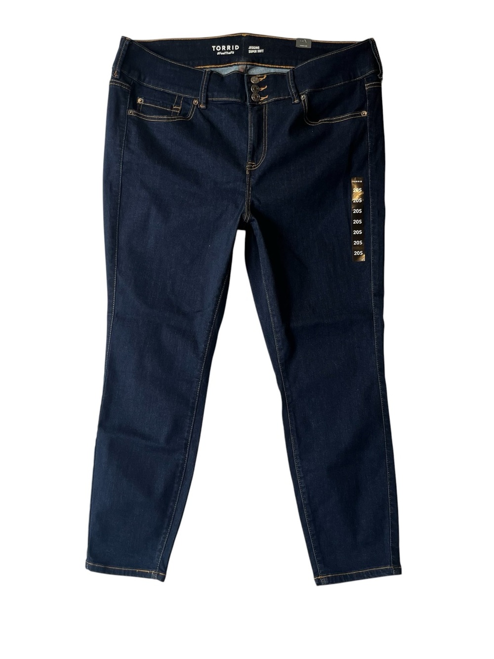 Torrid Jegging NWT jeans 20S Super soft Dark blue wash Womens NEW Plus 20 short